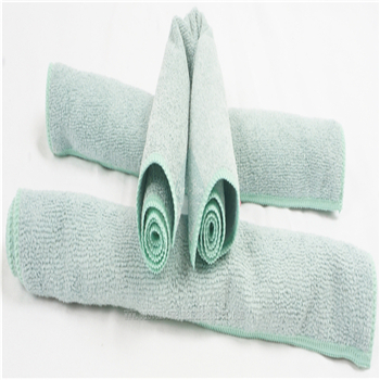 China Bulk Custom woolly mammoth drying towel Factory Bespoke Brand Green Quick Dry Promotional Kitchen Cleaning towels supplier for Europe Norway